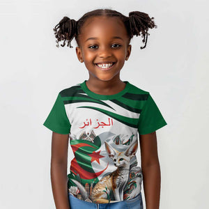 Algeria Fennec Fox Personalized Kid T shirt with Algerian Culture and Nature