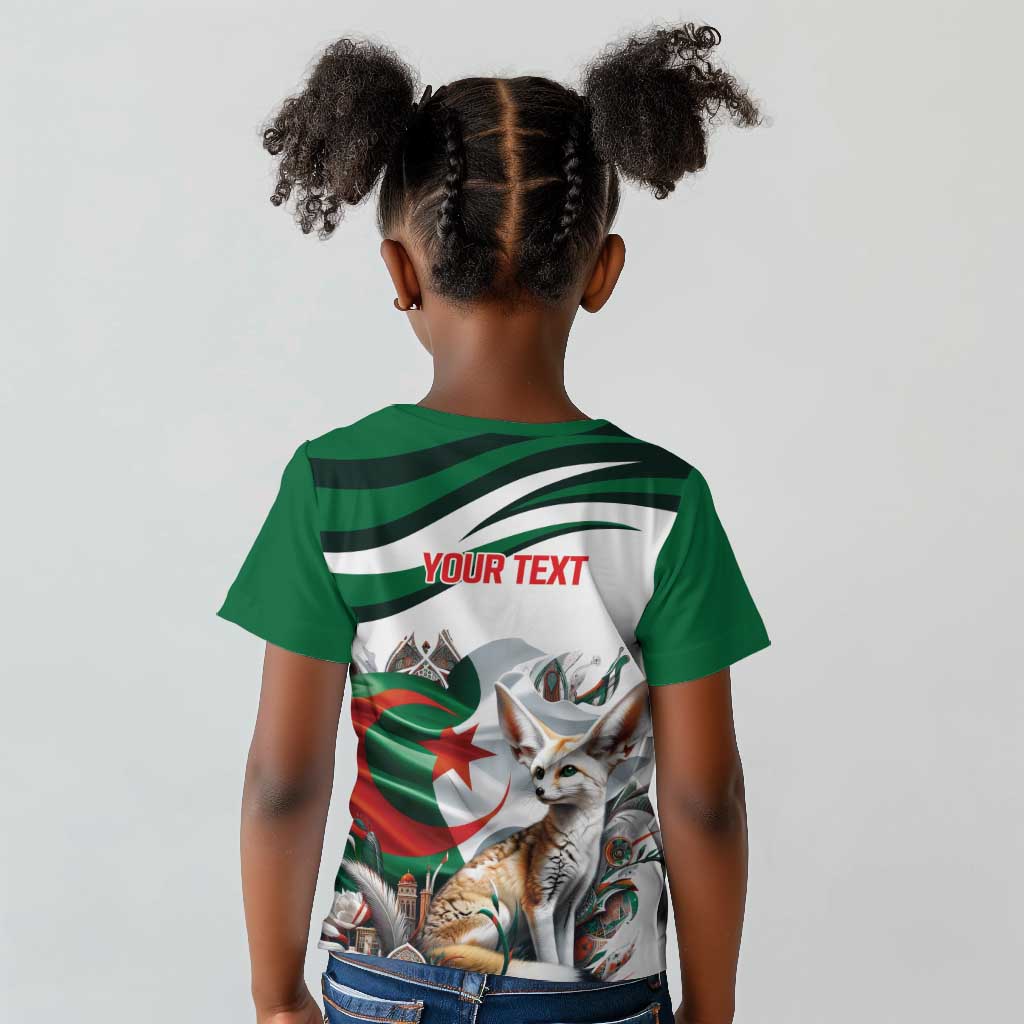 Algeria Fennec Fox Personalized Kid T shirt with Algerian Culture and Nature