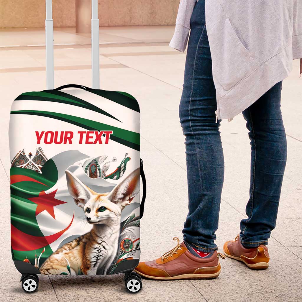 Algeria Fennec Fox Personalized Luggage Cover with Algerian Culture and Nature