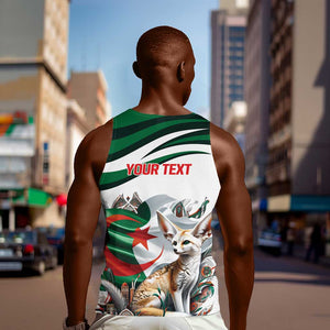 Algeria Fennec Fox Personalized Men Tank Top with Algerian Culture and Nature