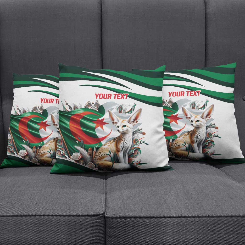 Algeria Fennec Fox Personalized Pillow Cover with Algerian Culture and Nature