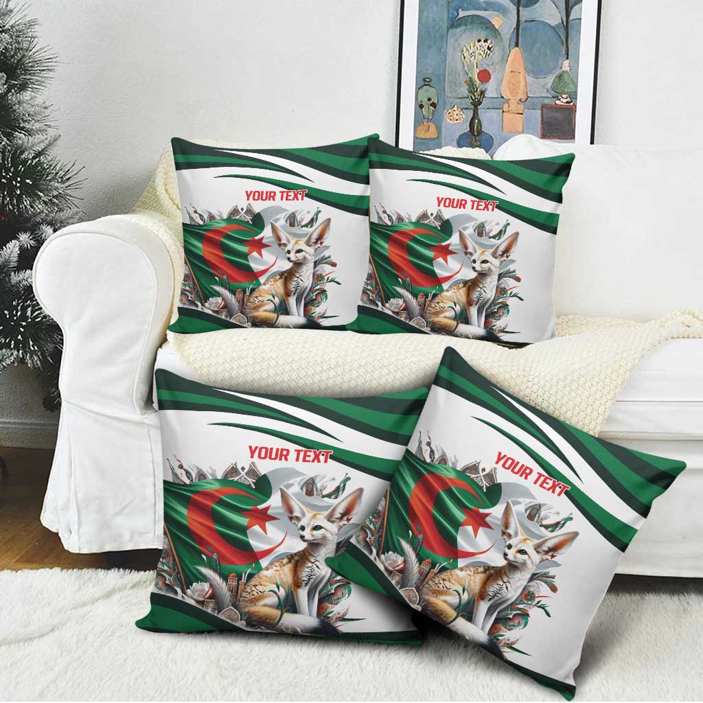 Algeria Fennec Fox Personalized Pillow Cover with Algerian Culture and Nature