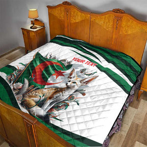 Algeria Fennec Fox Personalized Quilt with Algerian Culture and Nature