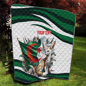 Algeria Fennec Fox Personalized Quilt with Algerian Culture and Nature