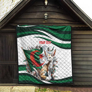 Algeria Fennec Fox Personalized Quilt with Algerian Culture and Nature