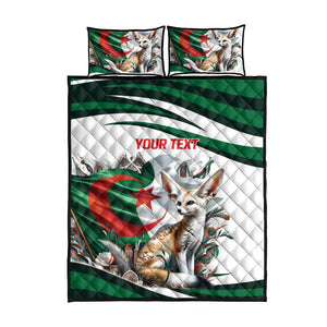 Algeria Fennec Fox Personalized Quilt Bed Set with Algerian Culture and Nature