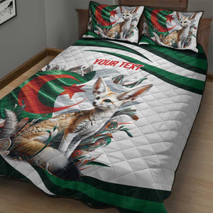 Algeria Fennec Fox Personalized Quilt Bed Set with Algerian Culture and Nature