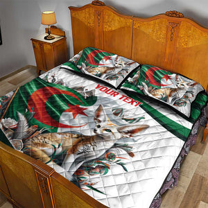 Algeria Fennec Fox Personalized Quilt Bed Set with Algerian Culture and Nature