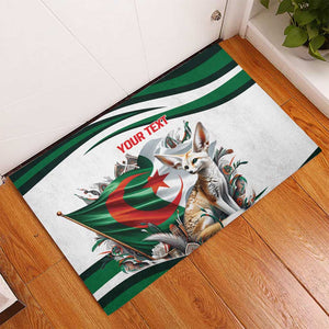 Algeria Fennec Fox Personalized Rubber Doormat with Algerian Culture and Nature