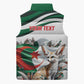 Algeria Fennec Fox Personalized Sleeveless Puffer Jacket with Algerian Culture and Nature