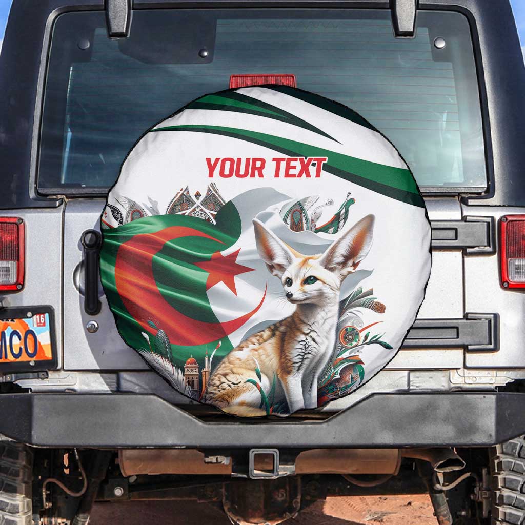 Algeria Fennec Fox Personalized Spare Tire Cover with Algerian Culture and Nature