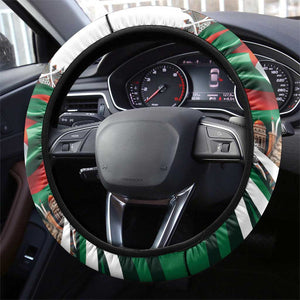 Algeria Fennec Fox Steering Wheel Cover with Algerian Culture and Nature