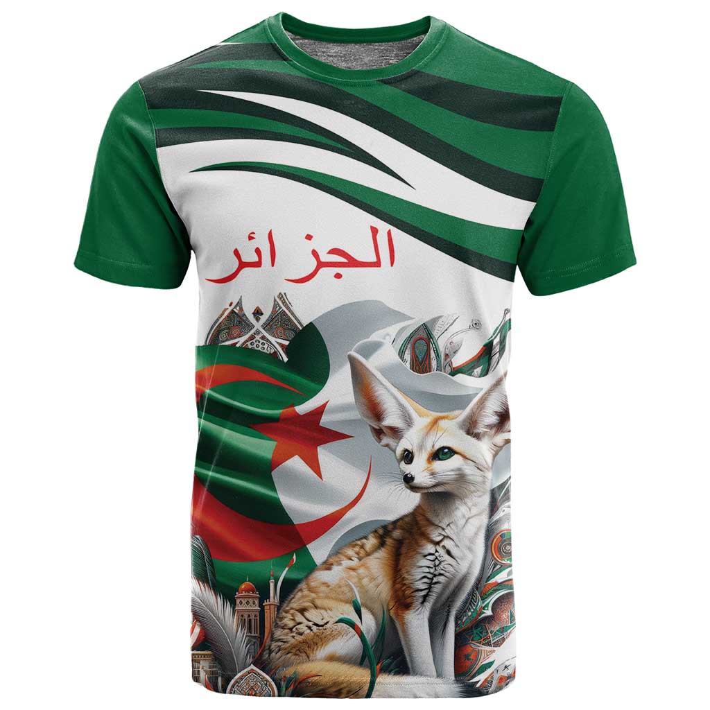 Algeria Fennec Fox Personalized T shirt with Algerian Culture and Nature