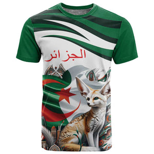 Algeria Fennec Fox Personalized T shirt with Algerian Culture and Nature