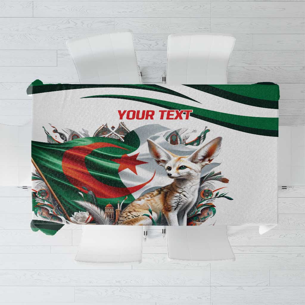 Algeria Fennec Fox Personalized Tablecloth with Algerian Culture and Nature