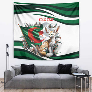 Algeria Fennec Fox Personalized Tapestry with Algerian Culture and Nature