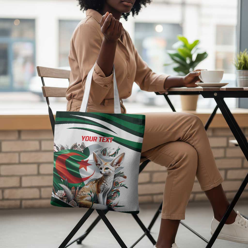 Algeria Fennec Fox Personalized Tote Bag with Algerian Culture and Nature