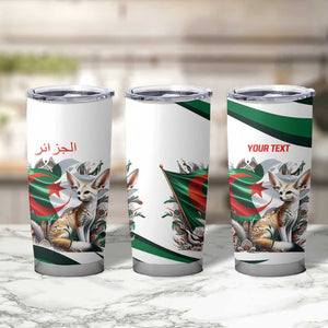 Algeria Fennec Fox Personalized Tumbler Cup with Algerian Culture and Nature