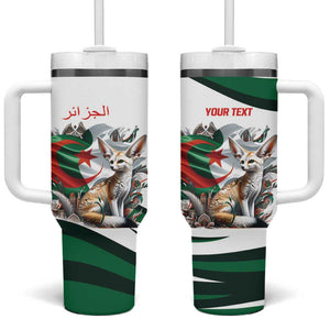 Algeria Fennec Fox Personalized Tumbler With Handle with Algerian Culture and Nature