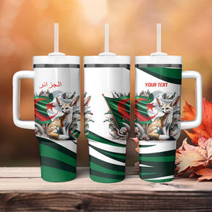 Algeria Fennec Fox Personalized Tumbler With Handle with Algerian Culture and Nature