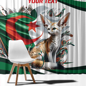 Algeria Fennec Fox Personalized Window Curtain with Algerian Culture and Nature