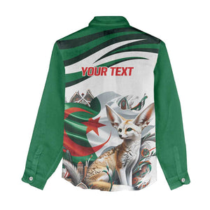 Algeria Fennec Fox Personalized Women Casual Shirt with Algerian Culture and Nature