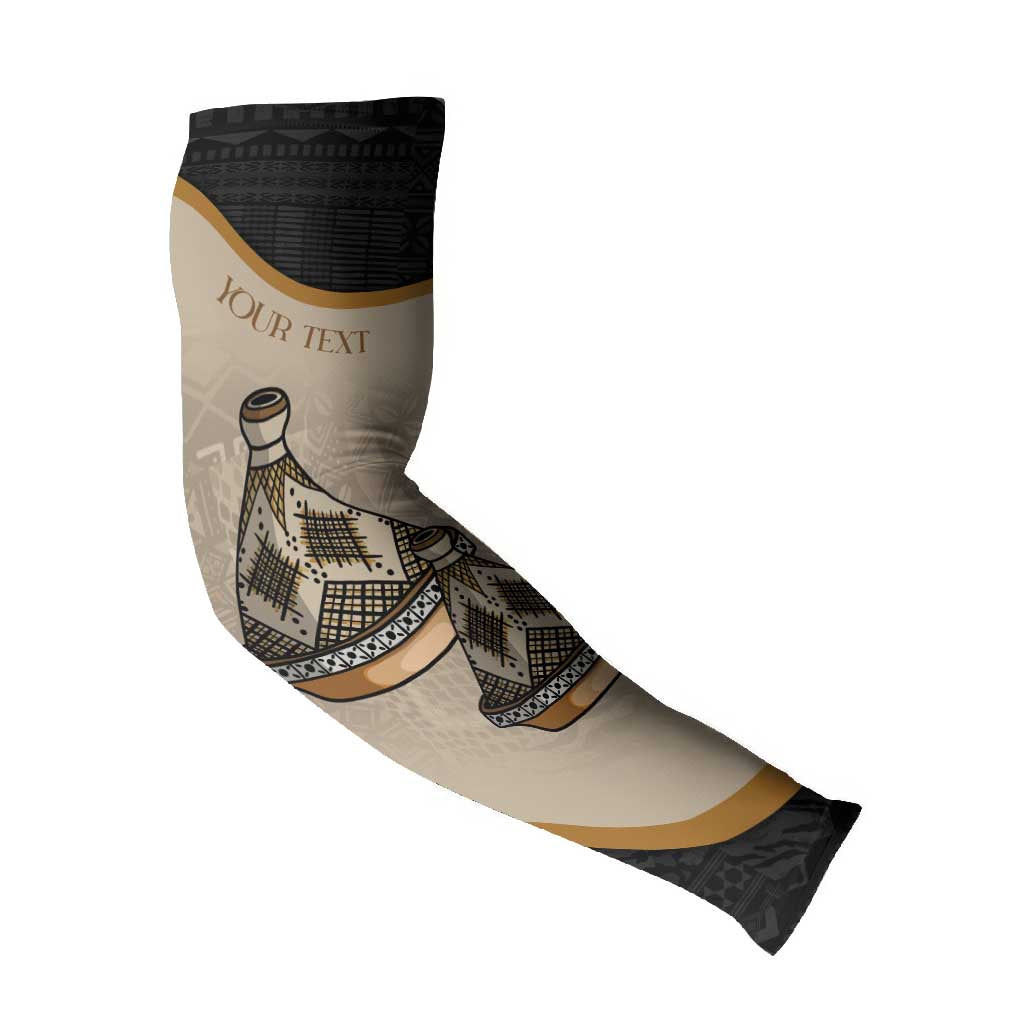 Algeria Tajine Dish Personalized Arm Sleeves with African Tribal Pattern