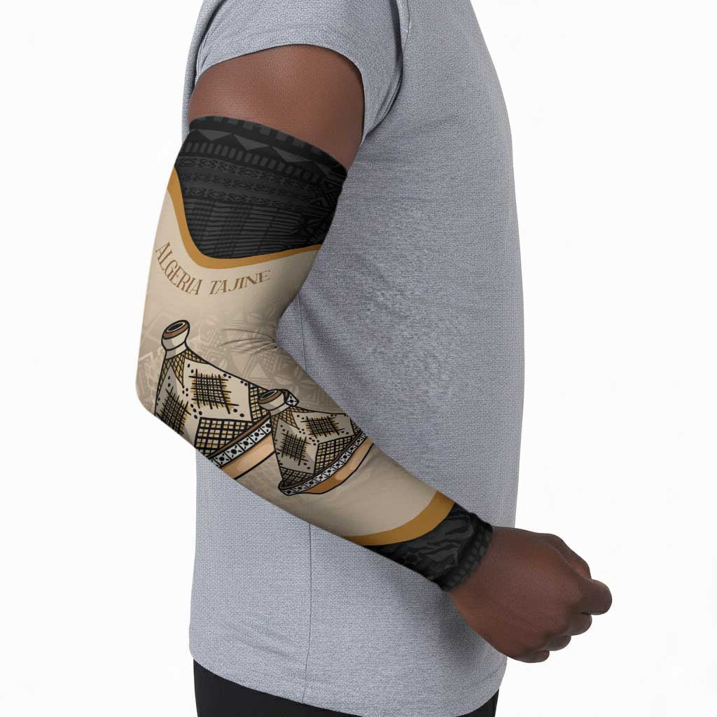 Algeria Tajine Dish Personalized Arm Sleeves with African Tribal Pattern
