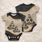 Algeria Tajine Dish Personalized Baby Onesie with African Tribal Pattern