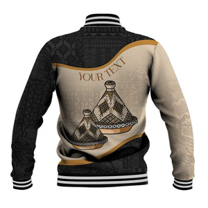 Algeria Tajine Dish Personalized Baseball Jacket with African Tribal Pattern LT9