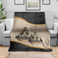 Algeria Tajine Dish Personalized Blanket with African Tribal Pattern