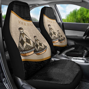 Algeria Tajine Dish Personalized Car Seat Cover with African Tribal Pattern