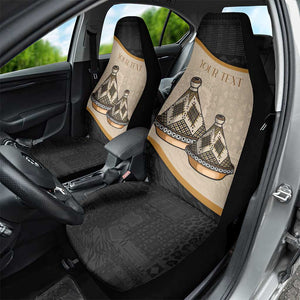 Algeria Tajine Dish Personalized Car Seat Cover with African Tribal Pattern