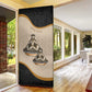 Algeria Tajine Dish Personalized Door Cover with African Tribal Pattern
