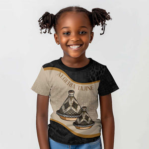 Algeria Tajine Dish Personalized Kid T shirt with African Tribal Pattern