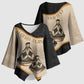 Algeria Tajine Dish Personalized Kimono Sleeve Blouse with African Tribal Pattern