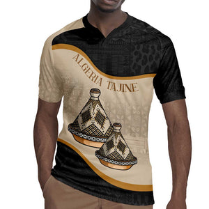 Algeria Tajine Dish Personalized Rugby Jersey with African Tribal Pattern