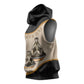 Algeria Tajine Dish Personalized Sleeveless Hoodie with African Tribal Pattern - African Pride