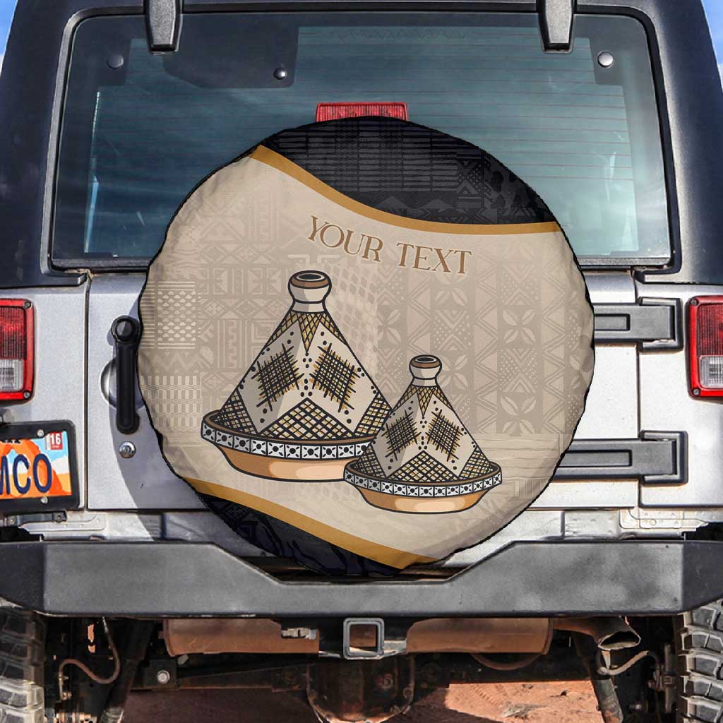 Algeria Tajine Dish Personalized Spare Tire Cover with African Tribal Pattern