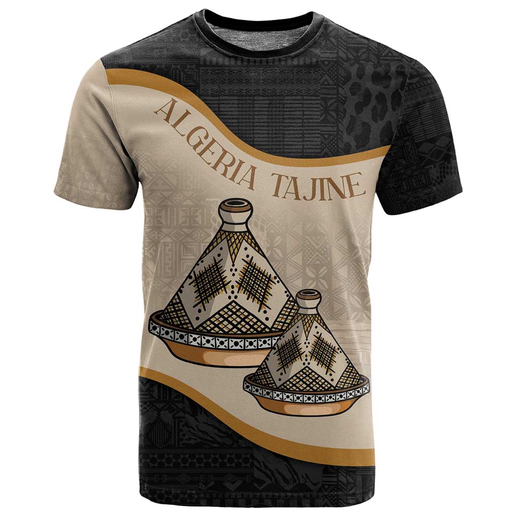 Algeria Tajine Dish Personalized T shirt with African Tribal Pattern