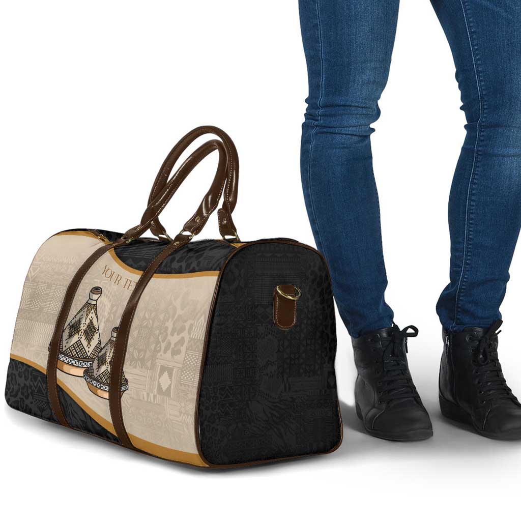 Algeria Tajine Dish Personalized Travel Bag with African Tribal Pattern