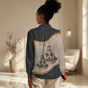 Algeria Tajine Dish Personalized Women Casual Shirt with African Tribal Pattern