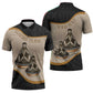 Algeria Tajine Dish Personalized Zipper Polo Shirt with African Tribal Pattern
