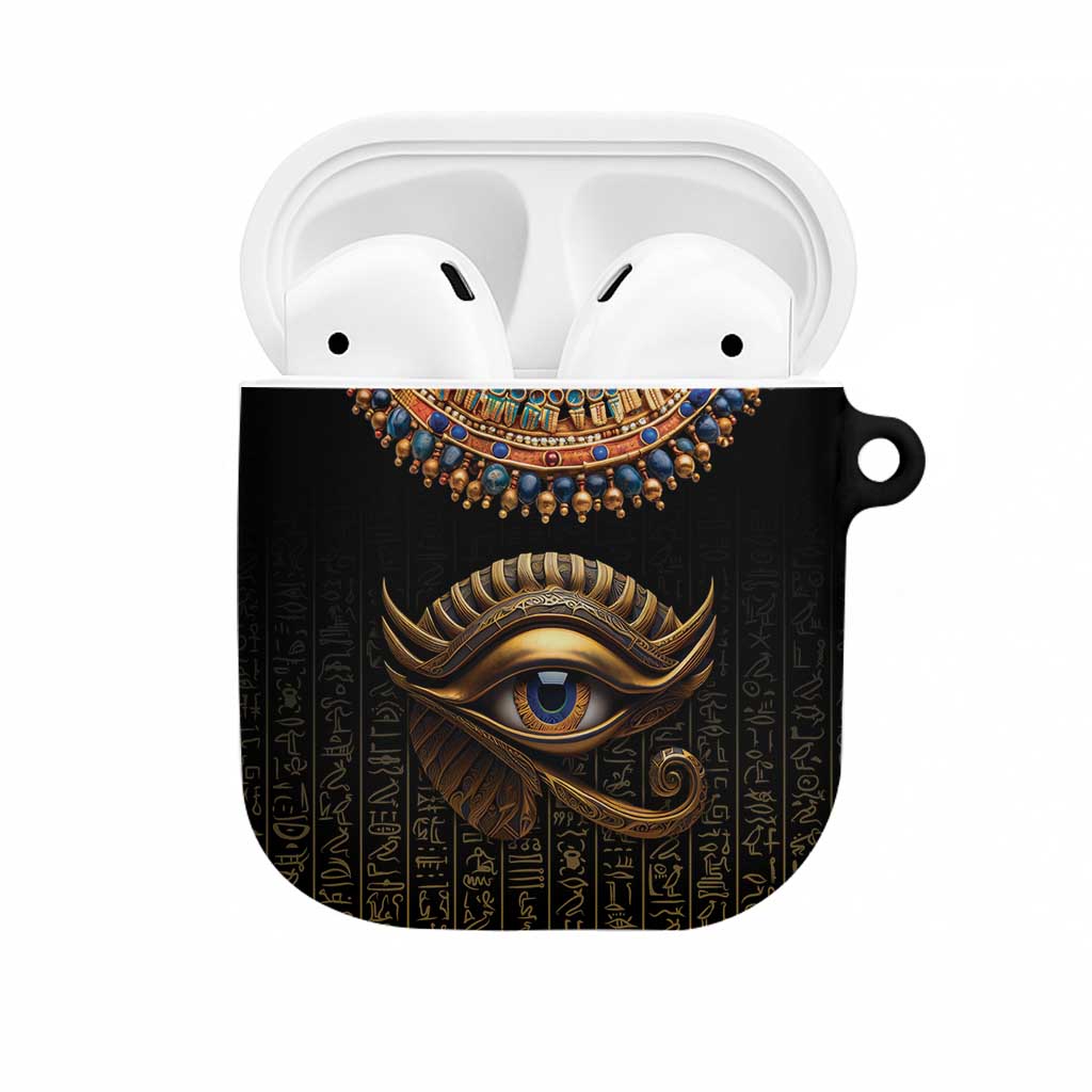 Egypt Eyes Of Horus AirPods Case with Egyptian Hieroglyphs
