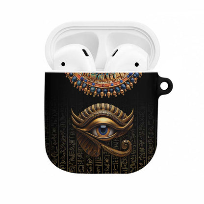 Egypt Eyes Of Horus AirPods Case with Egyptian Hieroglyphs