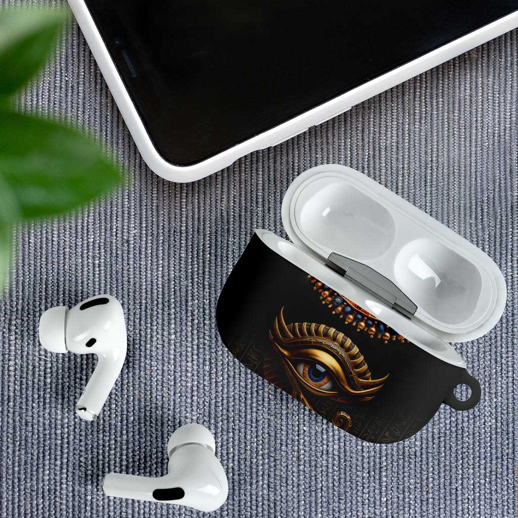 Egypt Eyes Of Horus AirPods Case with Egyptian Hieroglyphs