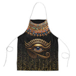 Egypt Eyes Of Horus Apron with Egyptian Hieroglyphs