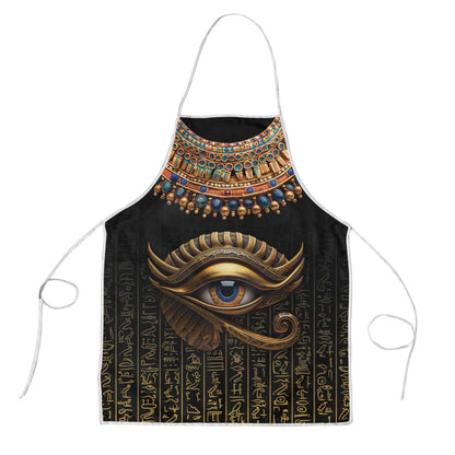 Egypt Eyes Of Horus Apron with Egyptian Hieroglyphs