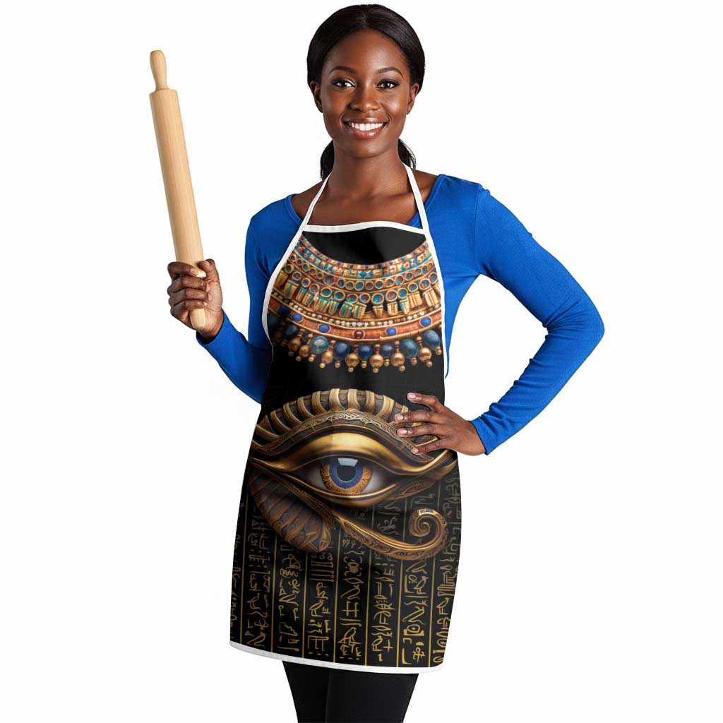 Egypt Eyes Of Horus Apron with Egyptian Hieroglyphs