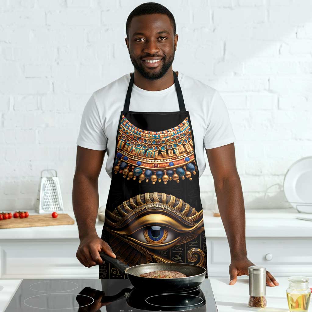 Egypt Eyes Of Horus Apron with Egyptian Hieroglyphs